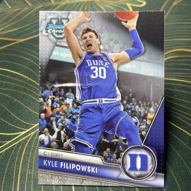20232024 BOWMAN U Chrome Kyle Filipowski 23 Duke Blue Devils 2.25