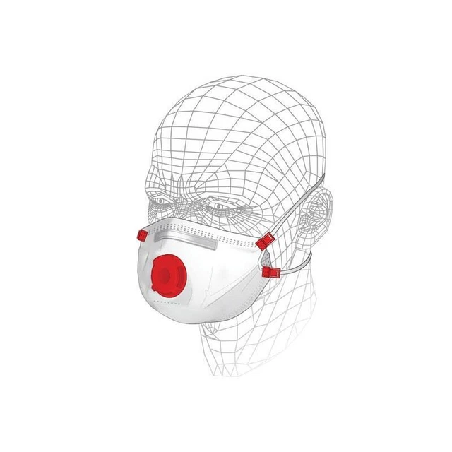Vitrex Premium Respiratore Multiuso Valvola P3 (Singolo)
