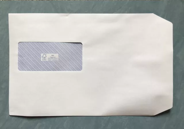 C5 (229 X 162 mm) 500x 90 g/m UK Envelopes - White, Self Seal, Window 2042320 #4