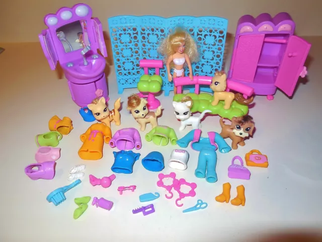 Polly Pocket Totally Trendy Pets Jungle Tails Polly Playset ドール 人形 フィギュア