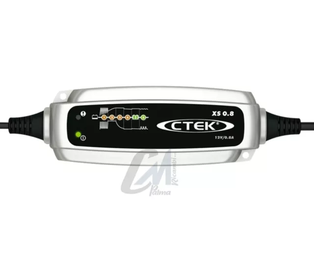 Caricabatterie Moto Ctek Xs 0.8 12 Volt Mantenitore Di Carica Moto 220-240Vac