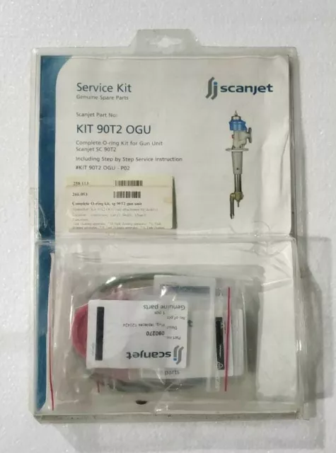 Scanjet Service Kit Genuine Spare Parts 90T2 Ogu Complete O-Ring Kit Gun Unit