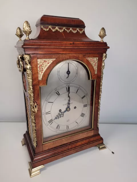 Tho Ray London Verge Twin Fusee Bracket Clock Restored