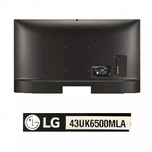 Botier arrire noir LG 43UK6500MLA NOUVEAU