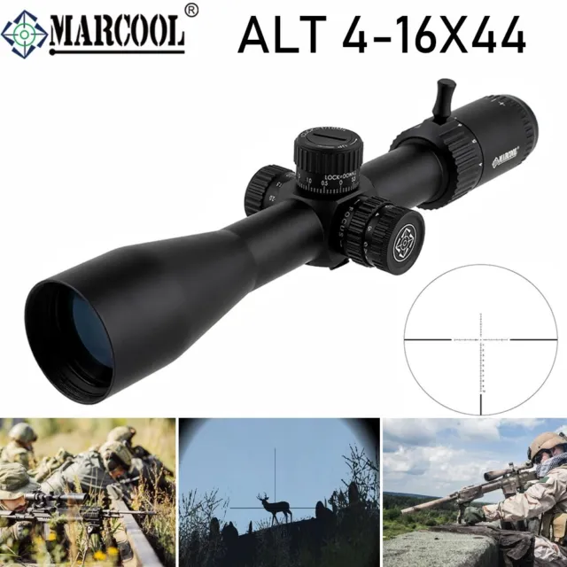 MARCOOL ALT 4-16X44 SFIRG FFP Hunting Riflescopes Tactical Optics Scope Sight US