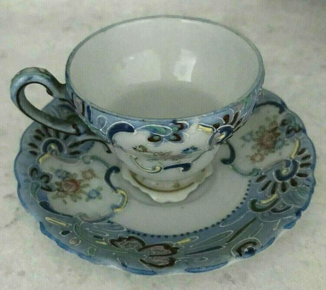 Vintage MERIT Small Collectible Cup & Saucer Set - Japan