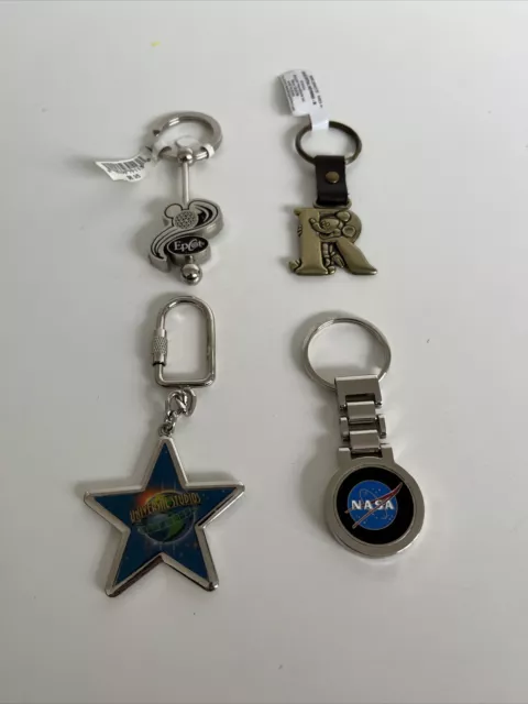 Bundle American Florida Theme park NASA Keychains  Great Condition