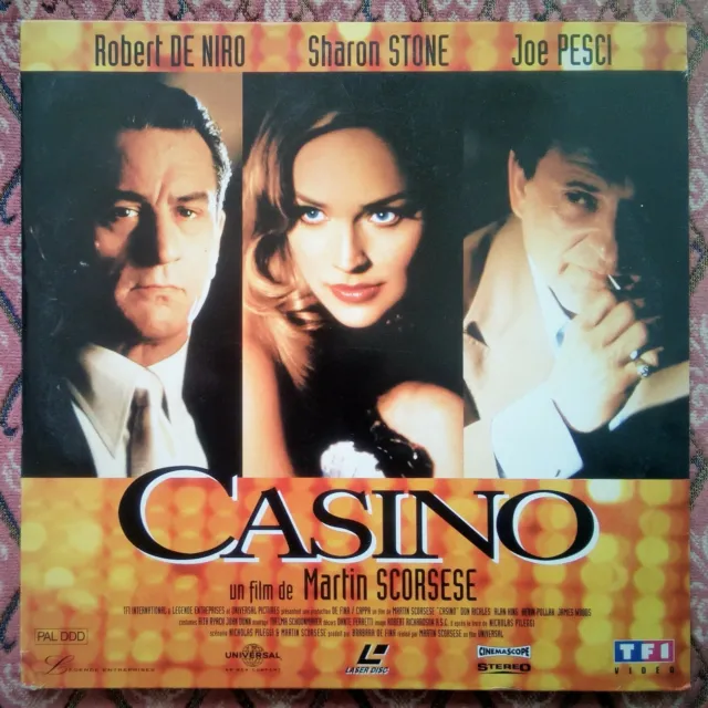 CASINO (1995 M. Scorcese) LASERDISC PAL 500361 TF1 Video (vf)