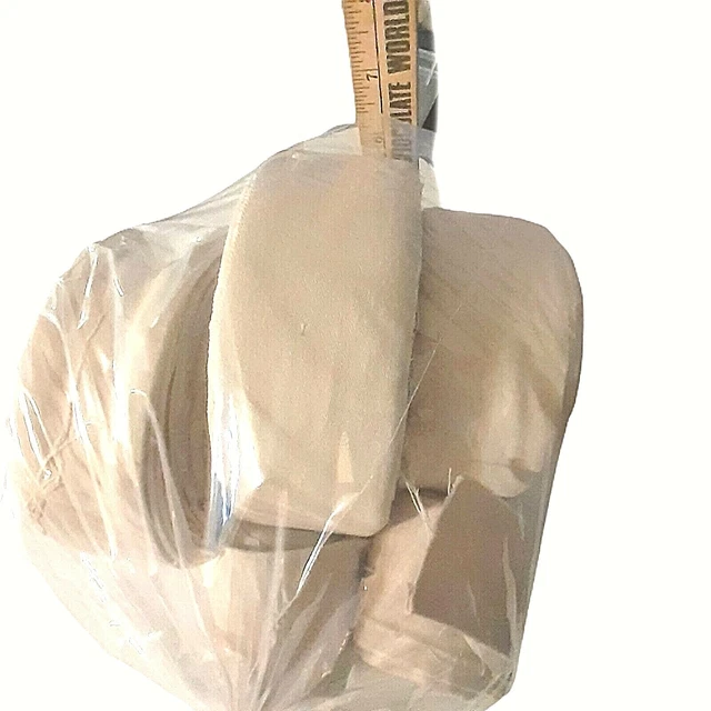 Alfombra de 5 rollos de 2" de ancho hilo de trapo pesado beige amish tejido ganchillo trenzado 4 lb