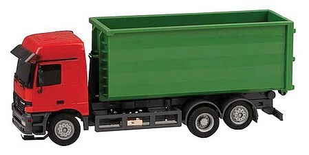 Faller 161493 HO Scale MB Actros roll-Off Container Truck - Car System