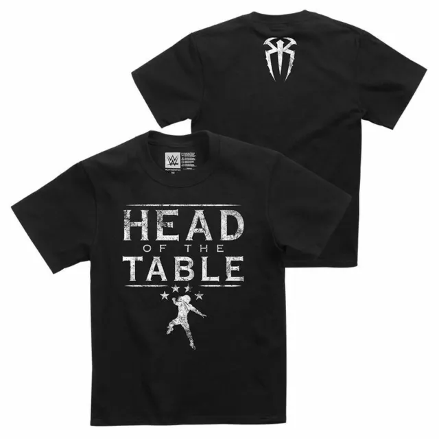 Wwe Roman Reigns “Head Of The Table” Youth T-Shirt Kids Official New