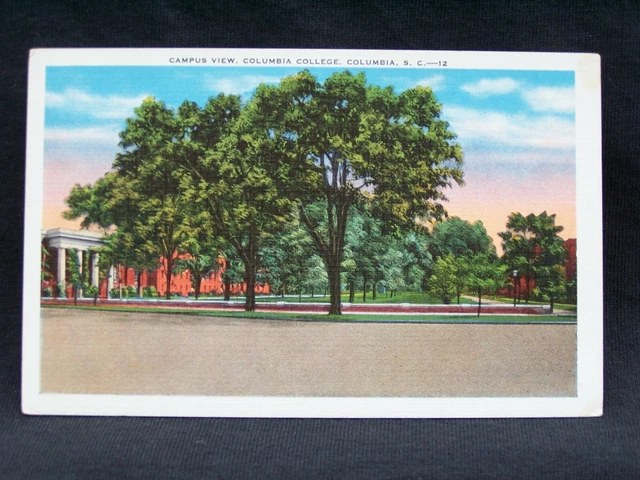 SC Columbia Campus View Columbia College Postcard