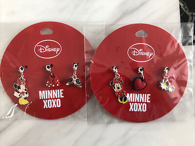 DISNEY Minnie Mouse Fascino Set - 6 Ciondoli Disney Set Regalo Ragazze