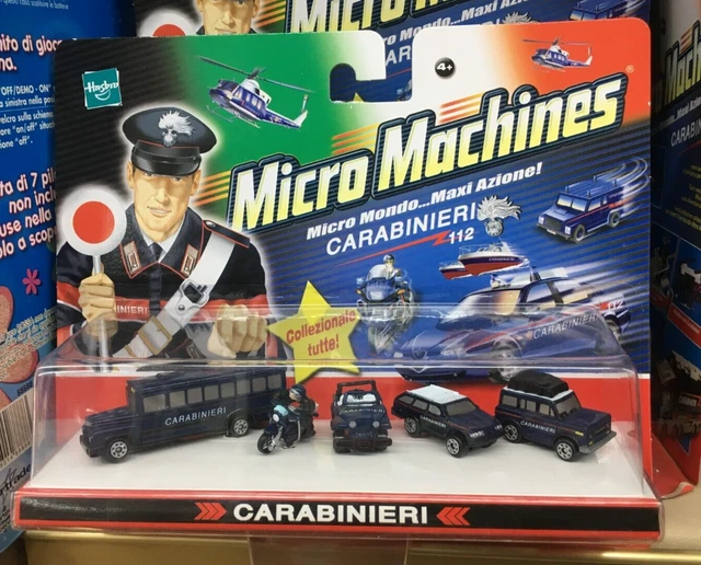 HASBRO MICRO MACHINES micromachines carabinieri Jeep SUV Moto Bus