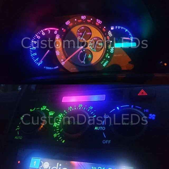 RAINBOW FULL DASH Kit LEXUS Is200 Is300 Led Speedo Altezza Sxe10 Toyota