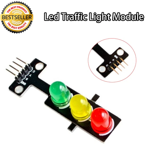 Traffic Light LED Module Running Flowing For Arduino Raspberry Pi