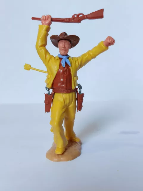 TIMPO Cowboy 3èS originel* blessé par une flèche, complet avec ses toutes armes