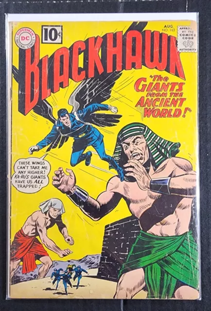 Blackhawk #163 Comic DC Silver Age VG 1960