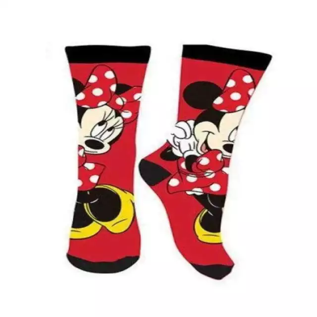 Chaussette MINNIE Disney NEUF Du 23 au 34 Rouge - 27/30