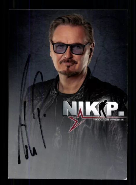 NIK P. NIKOLAUS Presnik Autogrammkarte Original Signiert # BC 202935