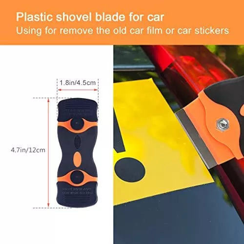 Kit de herramientas de aplicación de tinte para ventana de automóvil de lujo, película protectora de vidrio para vehículo de 9 piezas 3