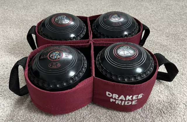 Drakes Pride Professional Lawn Bowls - Size 3 (Medium) - WB20 - VGC