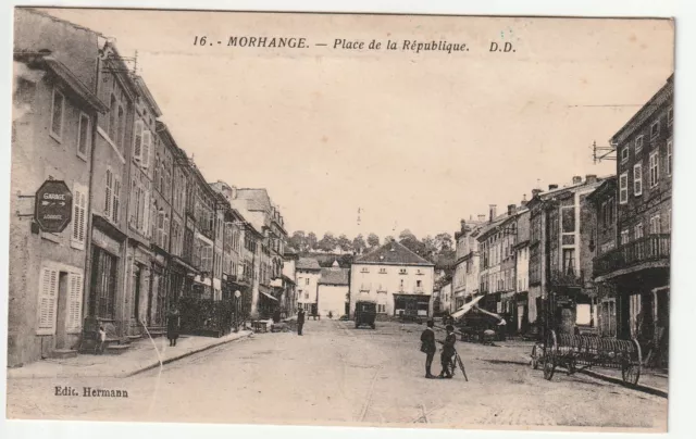 MORHANGE MORCHINGEN Moselle CPA 57 place de la république