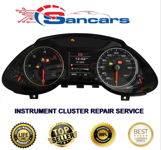 Audi A4 B8 Instrument Cluster Speedo Clocks Repair Service.
