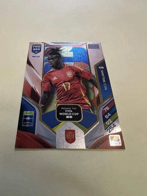 PANINI FIFA 365 Adrenalyn XL 2026 Nico Williams FWC35 Road To FIFA panini-fifa-365-adrenalyn-xl-2026-nico-williams-fwc35-road-to-fifa