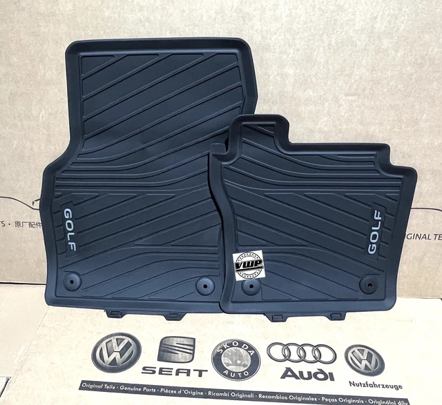 Mk8 R Mat VW GOLF MK8 R GTI Front Rubber Foot Mats All Weather Summer Winter New ...