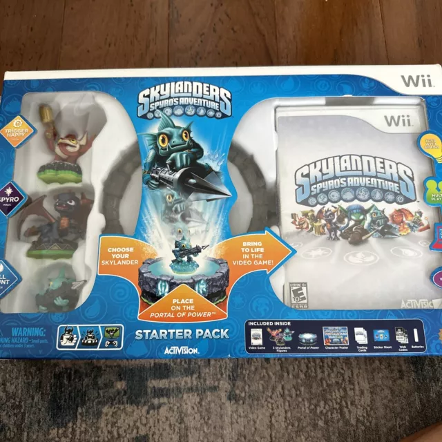 Skylanders Spyro's Adventure Starter Pack Nintendo Wii & 24 characters
