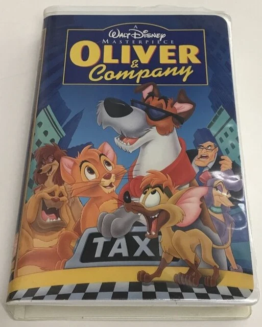 OLIVER & COMPANY (VHS, 1996) Walt Disney Masterpiece CHILDREN'S