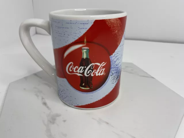 Vtg 2002 Coca-Cola Ceramic Coffee/Tea Mug Cup Marketed By Gibson Classic Coke