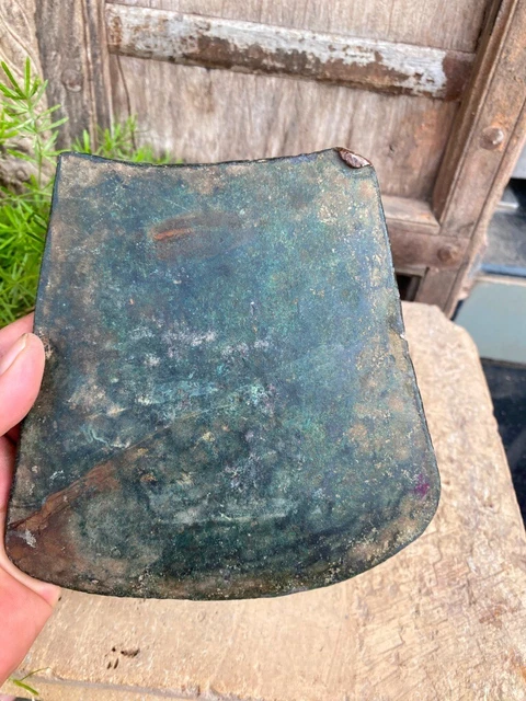 Early Ancient Rare Bronze Copper Flat Axe Mesopotamia Late Stone Age Oldest Axe