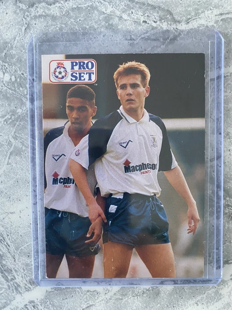 Bury Fc Phil Parkinson Vintage Football Card In Double Protective Sleeve