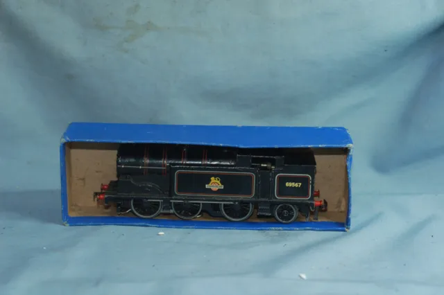 Hornby Dublo EDL17 BR 0-6-2T 69567 Gloss ( Excellent Boxed 3 Rail )