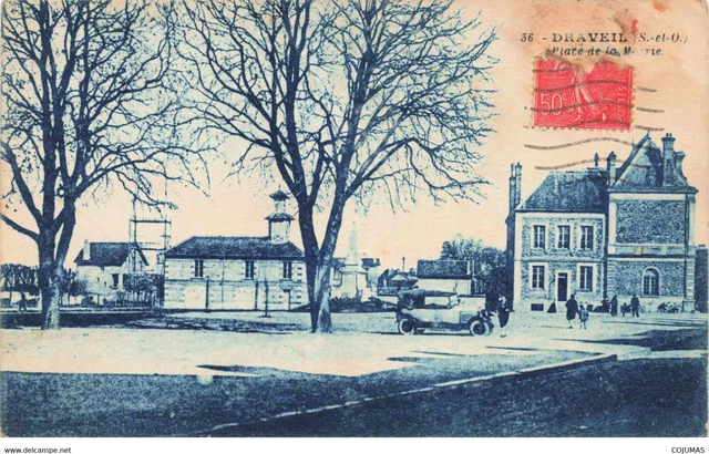 91 - DRAVEIL - S04350 - Place de la Mairie - L1