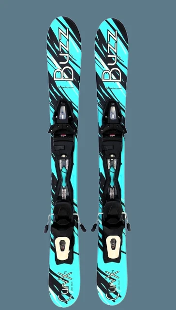 Miniskis Gaspo Snow Skate 99 Cm - Fixations Réglables - Gris - Occasion