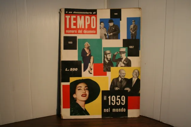 R14/9 TEMPO - Numero del decennio - IL 1959 NEL MONDO