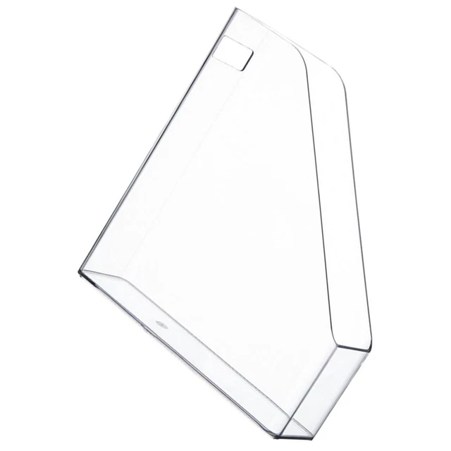 Nurnesy Boîte De Rangement Empilable En Plastique A4 à Grande Ouverture, Organiseur De Fichiers De Bureau Avec Forte Capacité De Charge, Fond