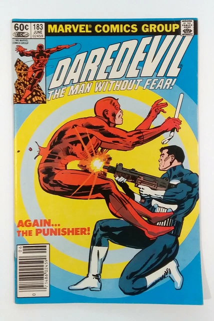 Daredevil #183 Vf 1982 Marvel Comics Frank Miller Punisher 1St Meeting