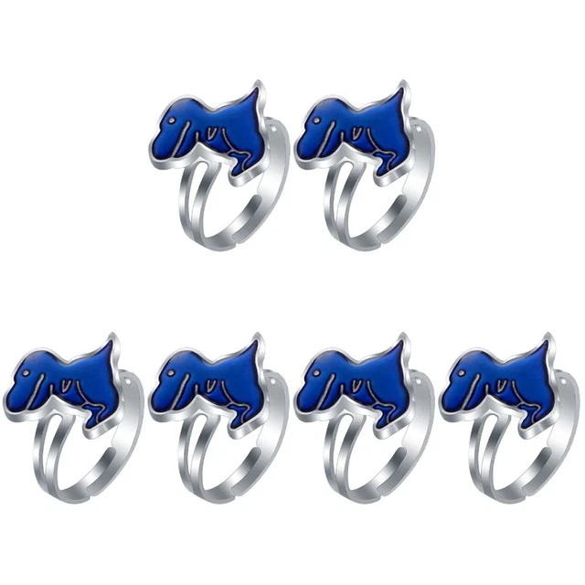 3x Zarte Schöne Dekorative Farbe ändern Ringe Für Decor Kinder Geschenk