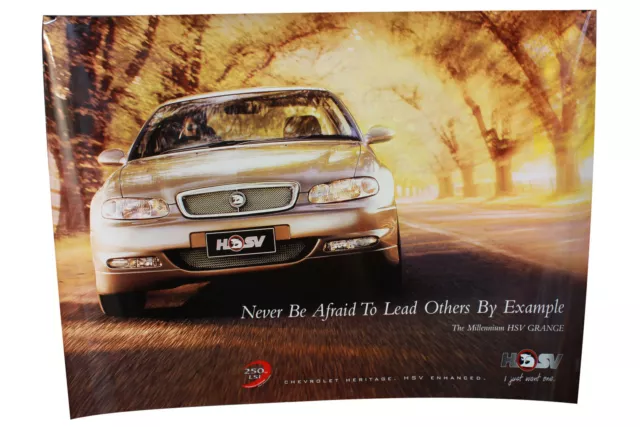 Large HSV WH Grange Poster Holden Special Vehicles Genuine