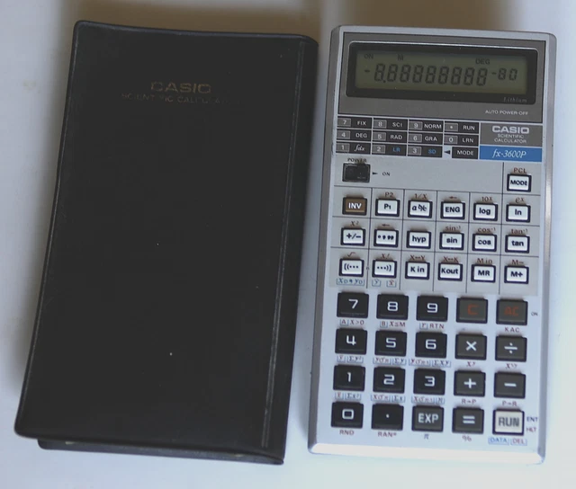 Calculatrice Scientifique Casio Super Fx-180Pv – Vintage, Boîte Et Notice, Japan (Neuve)