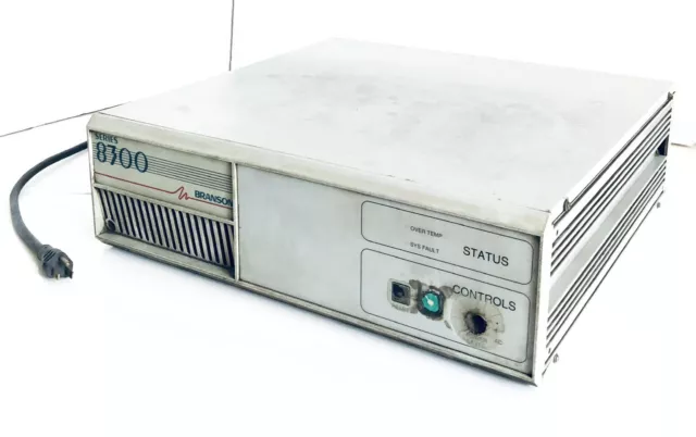 BRANSON ULTRASONIC POWER SUPPLY Series 8000 Model S8340-12 **GOOD** USA