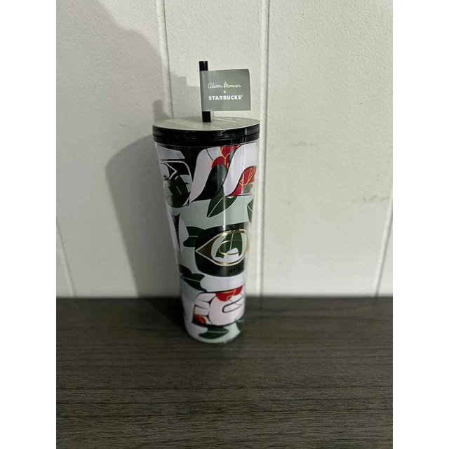 STARBUCKS + ALISON Bremner Winter 2024 Cold Tumbler Cup with Straw 24oz