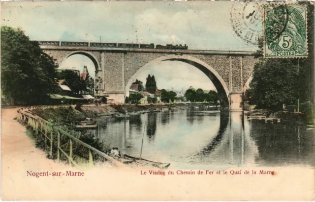 CPA Nogent sur Marne Le Viaduc (1348137)