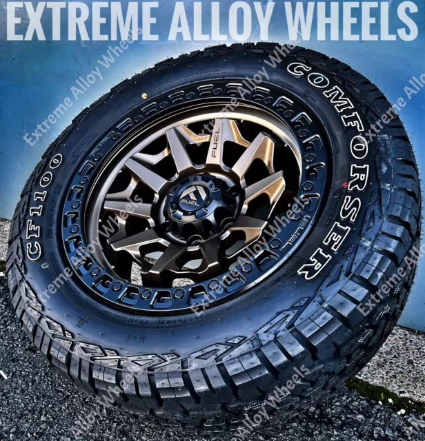 18" Bronze Alloy Wheels For Ford Ranger Wildtrak Pick Up 4x4 + All Terrain Tyres