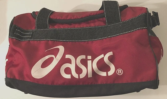ING NEW YORK CITY MARATHON Asics Running Maroon Gym Duffel Bag