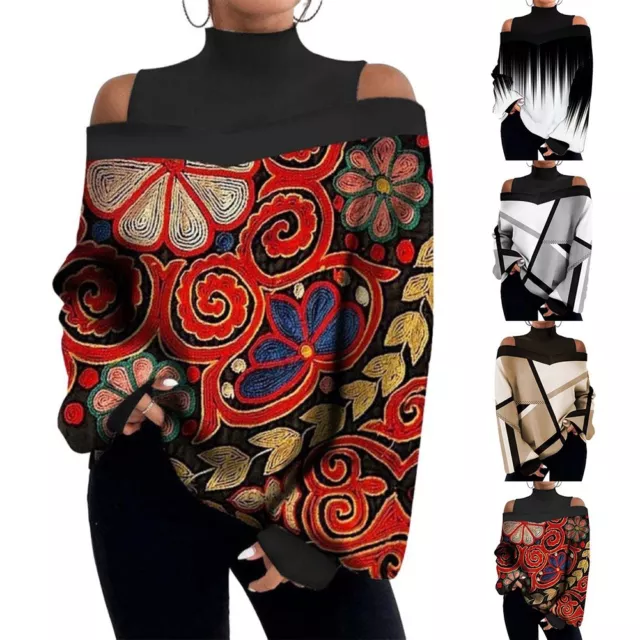 Maglione alla moda donna top senza spalle primavera nero 2